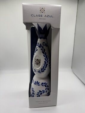 Clase Azul Reposado 750ml Tequila Bottle in Box.
